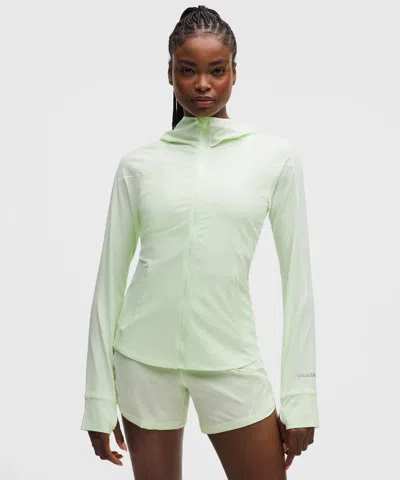 Lululemon Mist Over Windbreaker In Green