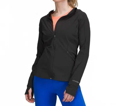 Lululemon Mist Over Windbreaker Jacket In Black