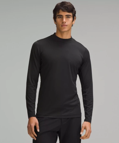 Lululemon Mockneck Golf Long-sleeve Baselayer In Black