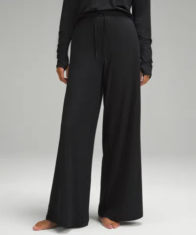 Lululemon Modal High rise Wide leg Lounge Pants In Black ModeSens