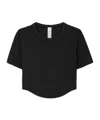 Lululemon Modal Plain Weave Short T-shirt In Black
