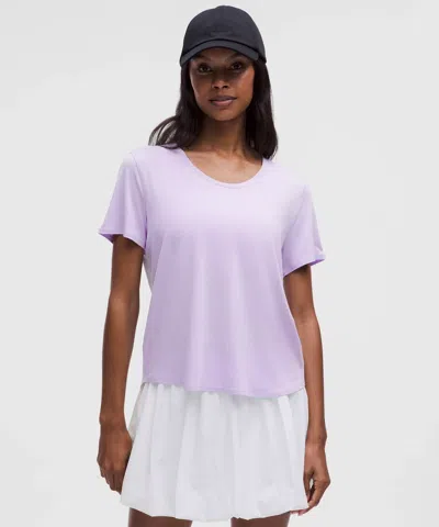 Lululemon Modal-silk Twist-back Short-sleeve Shirt