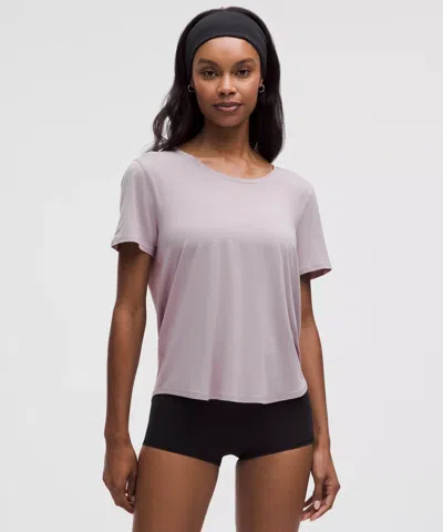 Lululemon Modal-silk Twist-back Short-sleeve Shirt