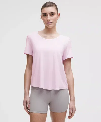Lululemon Modal-silk Twist-back Short-sleeve Shirt