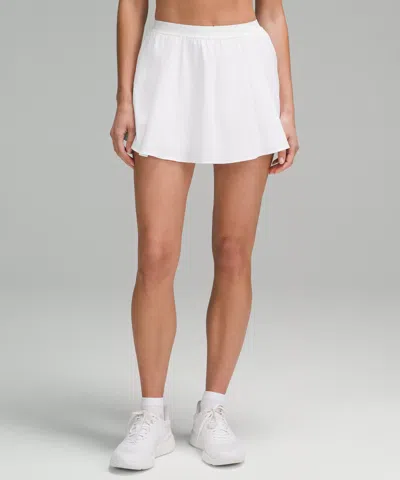 Lululemon Narrow Waistband Tennis Skirt In White