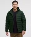 Lululemon Navigation 700-down-fill Hoodie In Green