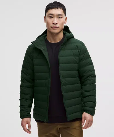 Lululemon Navigation 700-down-fill Hoodie In Green
