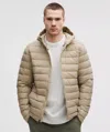 Lululemon Navigation 700-down-fill Hoodie In Brown