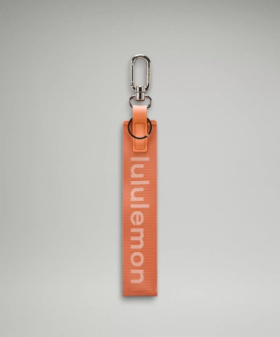 Lululemon Never Lost Keychain In Orange