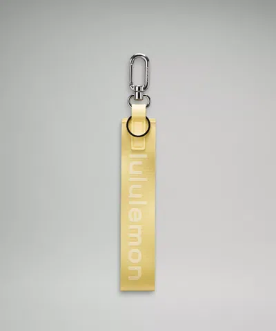 Lululemon Never Lost Keychain In Yellow