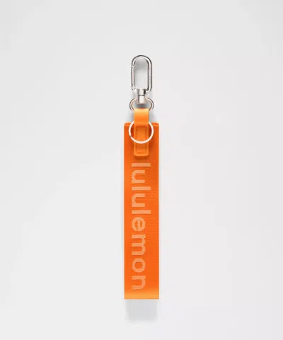 Lululemon Never Lost Keychain In Orange