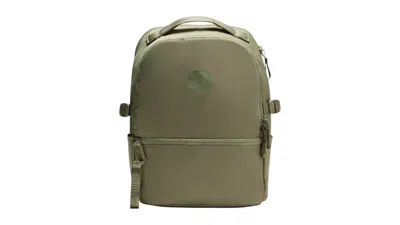 Pre-owned Lululemon New Crew 22l Updated Backpack In Bay Leaf In Green