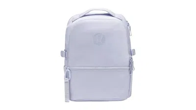 Pre-owned Lululemon New Crew 22l Updated Backpack In Serene Blue