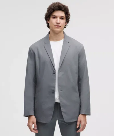 Lululemon New Venture Button-front Blazer In Gray
