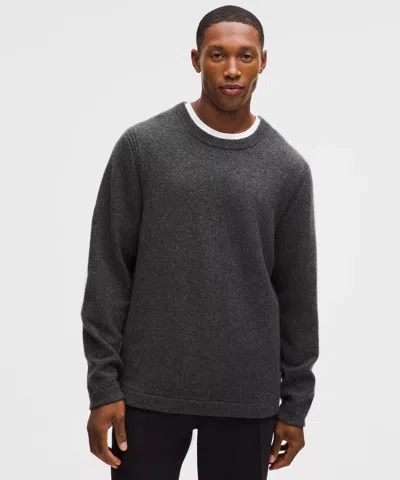 Lululemon New Venture Cashmere Crewneck Sweater In Gray