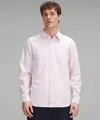 Lululemon New Venture Classic-fit Long-sleeve Shirt In Pink