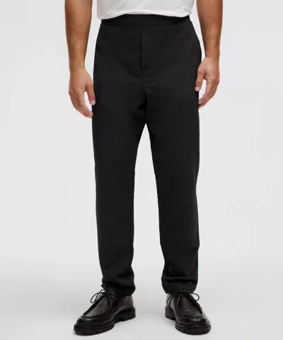 Lululemon New Venture Classic-tapered Fit Pique Trousers Regular In Black