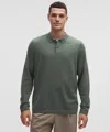 Lululemon New Venture Long-sleeve Knit Polo Shirt