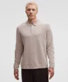 Lululemon New Venture Long-sleeve Knit Polo Shirt