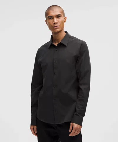 Lululemon New Venture Long-sleeve Shirt In Black