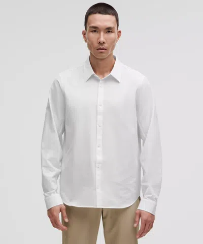 Lululemon New Venture Long-sleeve Shirt In White