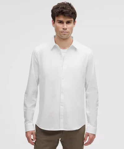 Lululemon New Venture Long-sleeve Shirt In White