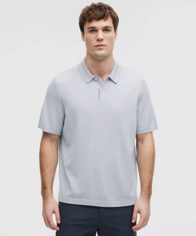 Lululemon New Venture Short-sleeve Knit Polo Shirt