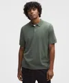 Lululemon New Venture Short-sleeve Knit Polo Shirt