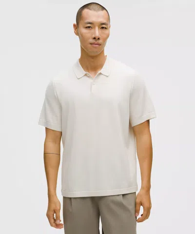 Lululemon New Venture Short-sleeve Knit Polo Shirt
