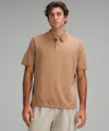 Lululemon New Venture Short-sleeve Knit Polo Shirt