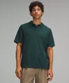 Lululemon Textured Mesh Short-sleeve Polo Shirt