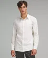 Lululemon New Venture Slim-fit Long-sleeve Shirt In White