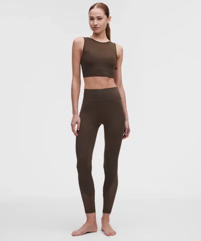 Lululemon Nulu And Mesh No Line High-rise Studio Tight 25"