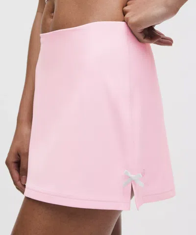 Lululemon Nulu Bow-detail Mini Skirt