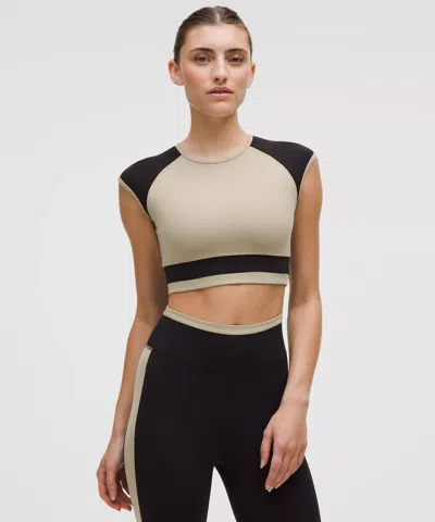 Lululemon Nulu Cropped Short-sleeve Shirt