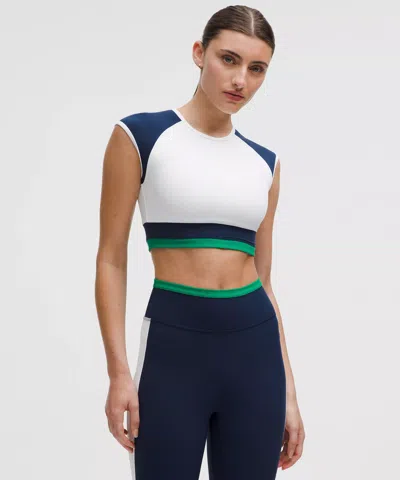 Lululemon Nulu Cropped Short-sleeve Shirt