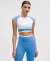 Lululemon Nulu Cropped Short-sleeve Shirt