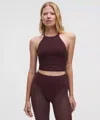 Lululemon Nulu High-neck Mesh-hem Tank Top