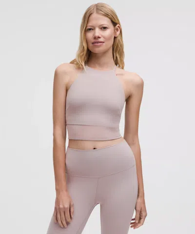 Lululemon Nulu High-neck Mesh-hem Tank Top