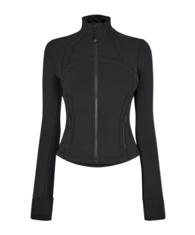 Lululemon Nulu Nylon Defined Cropped Jacket In Red