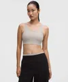 Lululemon Nulu Ribbed Scoopneck Bra In Multi