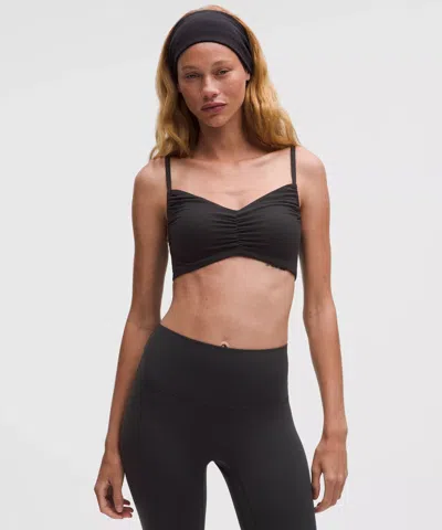 Lululemon Nulu Ruched Spaghetti-strap Bra