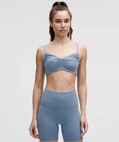 Lululemon Nulu Ruched Spaghetti-strap Bra