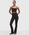 Lululemon Nulu Ruffle-trim Flared Pant In Black