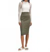 Lululemon Nulu Slim-fit High-rise Skirt In Army Green In Green