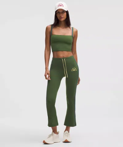Lululemon Nulu Sporty Trim Mid-rise Flared Pant In Green