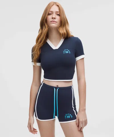 Lululemon Nulu Sporty Trim Short-sleeve Shirt