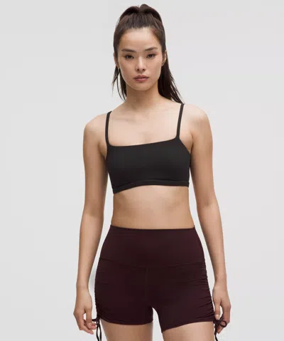 Lululemon Nulu Strappy-back Bra Light Support, B/c Cup In Black