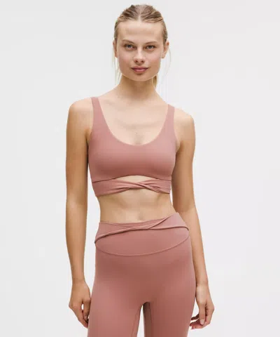 Lululemon Nulu Twist-front Scoop-neck Bra