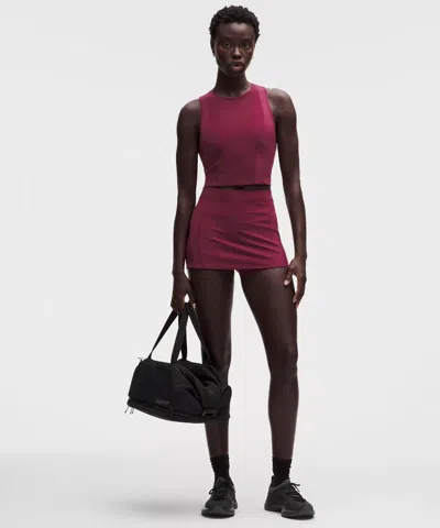 Lululemon Nulux Mesh-panelled High-rise Mini Skort